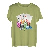 Poker Glücksspiel Spiel Karten Chips Casino Pokern Holdem T-Shirt
