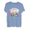Poker Glücksspiel Spiel Karten Chips Casino Pokern Holdem T-Shirt