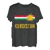 Kurdisches Symbol, Kurdistan-Flagge. T-Shirt