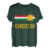 Kurdisches Symbol, Kurdistan-Flagge. T-Shirt