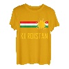 Kurdisches Symbol, Kurdistan-Flagge. T-Shirt