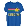 Kurdisches Symbol, Kurdistan-Flagge. T-Shirt