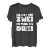 Herren Sie isst für Zwei ich trink für Drei T-Shirt