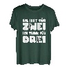 Herren Sie isst für Zwei ich trink für Drei T-Shirt