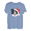 Border Collie Frohe Weihnachten T-Shirt