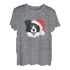 Border Collie Frohe Weihnachten T-Shirt