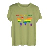Die Welt Ist Bunt LGBTQ Regenbogen Homosexualität Schwul T-Shirt