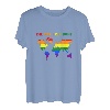Die Welt Ist Bunt LGBTQ Regenbogen Homosexualität Schwul T-Shirt