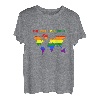 Die Welt Ist Bunt LGBTQ Regenbogen Homosexualität Schwul T-Shirt