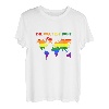 Die Welt Ist Bunt LGBTQ Regenbogen Homosexualität Schwul T-Shirt