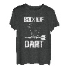 Bock auf Dart | Lustiger Spruch Dartsport Dartpfeile Darts T-Shirt