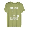 Bock auf Dart | Lustiger Spruch Dartsport Dartpfeile Darts T-Shirt