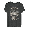 Herren Du machst mir keine Angst, ich habe 3 Töchter und Ehefrau T-Shirt