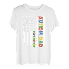 Dad Autism Awareness Shirt für Herren, Autismus, US-Flagge, Dad Daddy T-Shirt