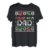 Herren Navi Dad Herren Feliz Navidad Weihnachten Shirt Passende Vater Geschenk