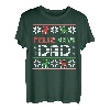 Herren Navi Dad Herren Feliz Navidad Weihnachten Shirt Passende Vater Geschenk