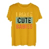 Ich mache süße Babys zum lustigen neuen Vater T-Shirt