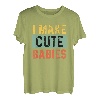 Ich mache süße Babys zum lustigen neuen Vater T-Shirt