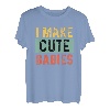 Ich mache süße Babys zum lustigen neuen Vater T-Shirt