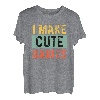Ich mache süße Babys zum lustigen neuen Vater T-Shirt