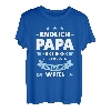 Herren Endlich Papa Familie T-Shirt