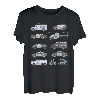 Polizeiauto, lustige Sammlung von Cop-Fahrzeugen, cooler SWAT Truck T-Shirt