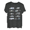 Polizeiauto, lustige Sammlung von Cop-Fahrzeugen, cooler SWAT Truck T-Shirt