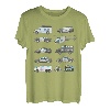 Polizeiauto, lustige Sammlung von Cop-Fahrzeugen, cooler SWAT Truck T-Shirt