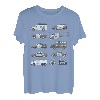 Polizeiauto, lustige Sammlung von Cop-Fahrzeugen, cooler SWAT Truck T-Shirt