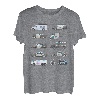 Polizeiauto, lustige Sammlung von Cop-Fahrzeugen, cooler SWAT Truck T-Shirt