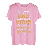 Geschenk zum 18. Geburtstag Jahrgang 2005 März lustiges T-Shirt