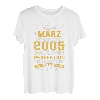 Geschenk zum 18. Geburtstag Jahrgang 2005 März lustiges T-Shirt
