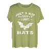 Nur ein Junge, der Fledermaus liebt coole Tierliebhaber Geschenke T-Shirt