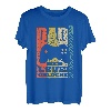 Herren dreifacher Papa Gamer Vater 3 Kinder Retro Zocker T-Shirt