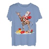 Santa Riding Giraffe Rentier Weihnachten Weihnachtsmann Giraffe Liebhaber T-Shirt