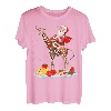Santa Riding Giraffe Rentier Weihnachten Weihnachtsmann Giraffe Liebhaber T-Shirt