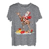Santa Riding Giraffe Rentier Weihnachten Weihnachtsmann Giraffe Liebhaber T-Shirt