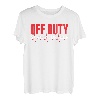 Off Duty Save Yourself Funny Police Feuerwehrmann T-Shirt