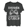 Personalisiertes Legendary Gamer Shirt Damien Name Video Gamer T-Shirt