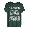 Personalisiertes Legendary Gamer Shirt Damien Name Video Gamer T-Shirt