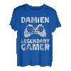 Personalisiertes Legendary Gamer Shirt Damien Name Video Gamer T-Shirt