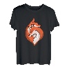 Füchse Kuschelnd in Herzform I Fuchs T-Shirt
