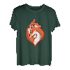 Füchse Kuschelnd in Herzform I Fuchs T-Shirt