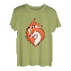 Füchse Kuschelnd in Herzform I Fuchs T-Shirt
