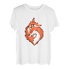 Füchse Kuschelnd in Herzform I Fuchs T-Shirt