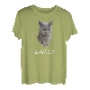 Britisch Kurzhaar Katze Katzenmotiv Damen Miau T-Shirt