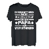 Herren Papa von vier Kindern T-Shirt
