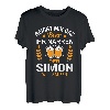 Simon Name Lustiger Spruch Geburtstag Bier Spruch T-Shirt