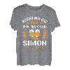 Simon Name Lustiger Spruch Geburtstag Bier Spruch T-Shirt