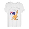 Australien Day Shirt Lustiges australisches Känguru Vintage T-Shirt